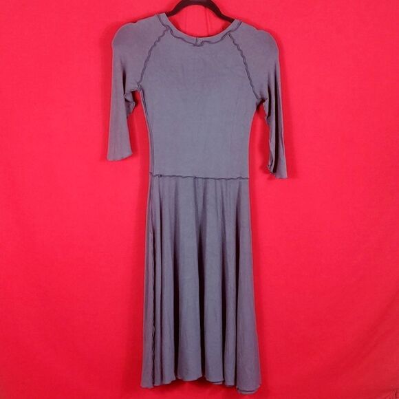 ANGELROX Audrey Dress Bamboo Blend Gray‎ Womens Size Bird 2/4 - Picture 5 of 7